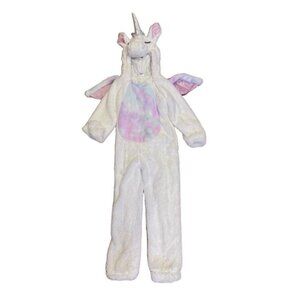 Unicorn Onesie Costume For Adults Size L Plush Polyester & Polyurethane